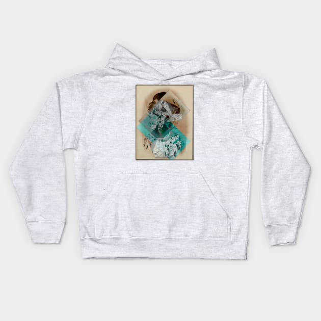 Hall of Mirrors Kids Hoodie by mintchocollage